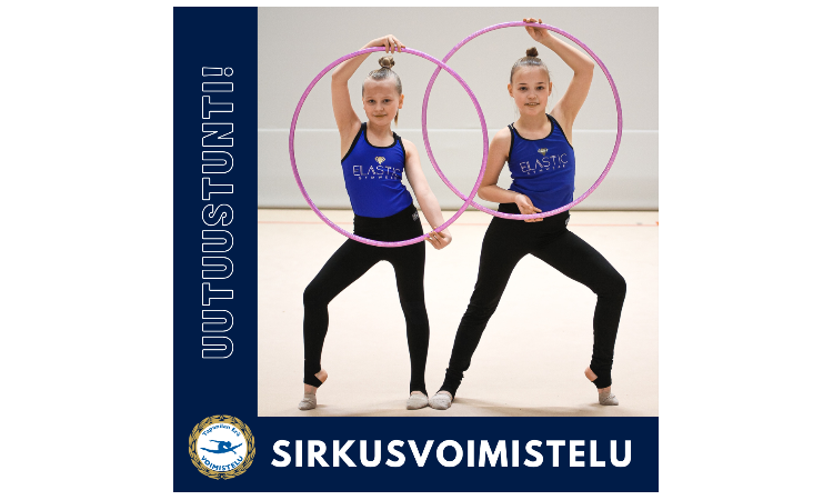 Sirkusvoimistelua kouluikäisille